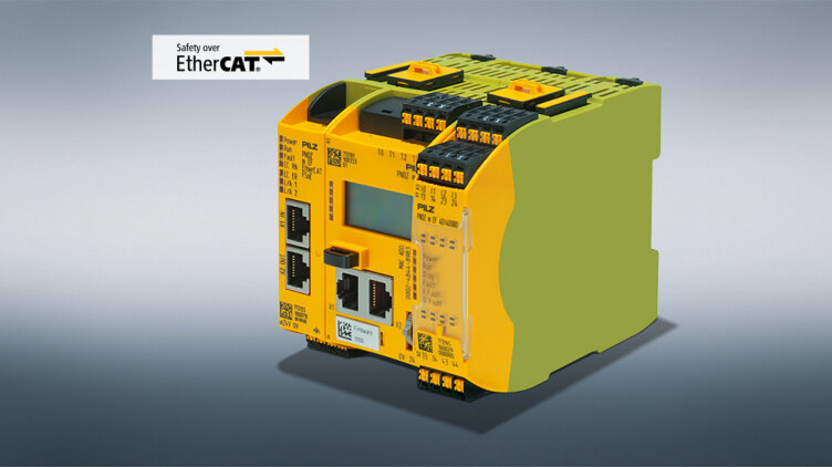 Microcontrol configurable PNOZmulti 2 de Pilz ahora con conexión FSoE (= Fail-safe over EtherCAT) - Combinación de transferencia de datos segura y arquitecturas flexibles